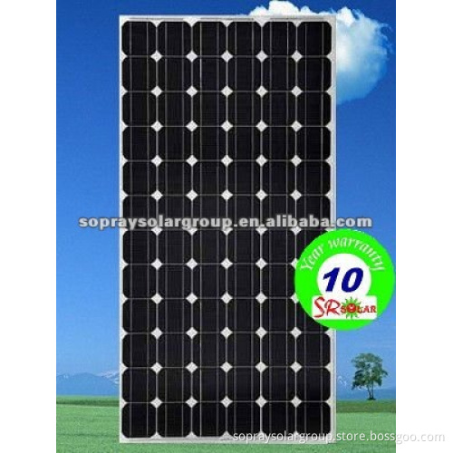 160-210 w sun earth sunpower solar panel with low price